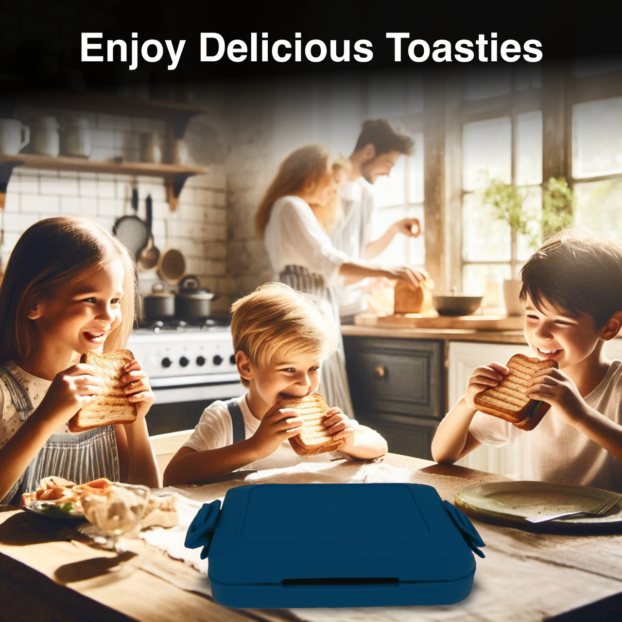 Wellness Accessories: Laser Heatwave Tech Microwave Toastie Maker Blue