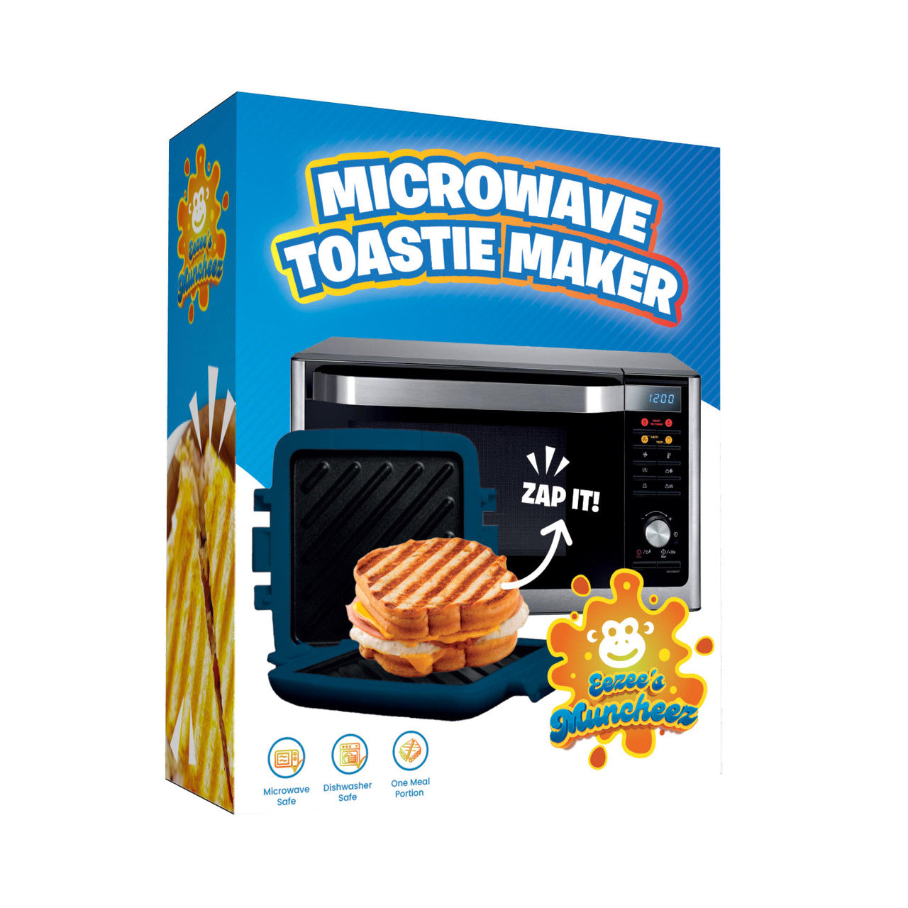 Wellness Accessories: Laser Heatwave Tech Microwave Toastie Maker Blue