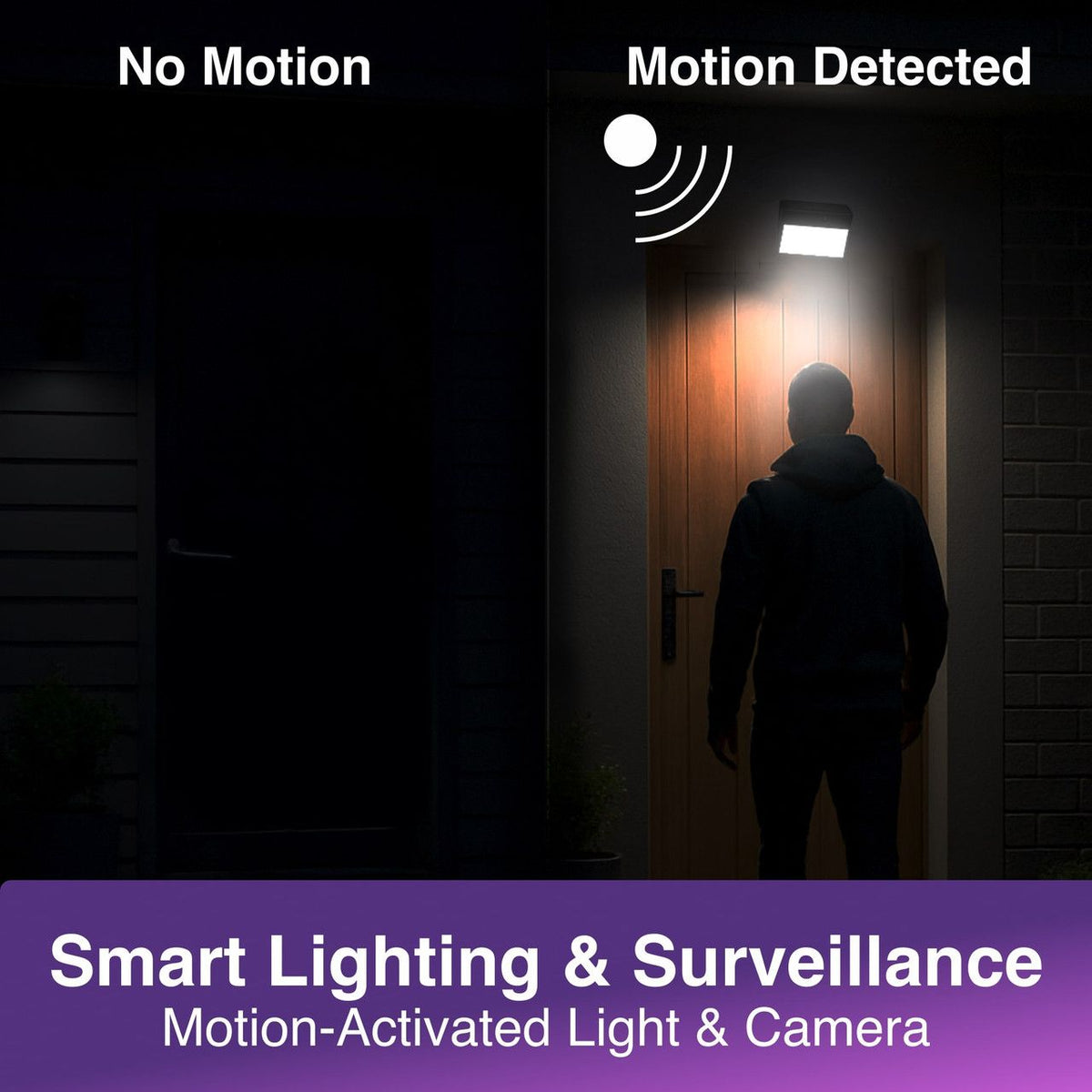 Connect Outdoor Wall Light Camera Twin Pack