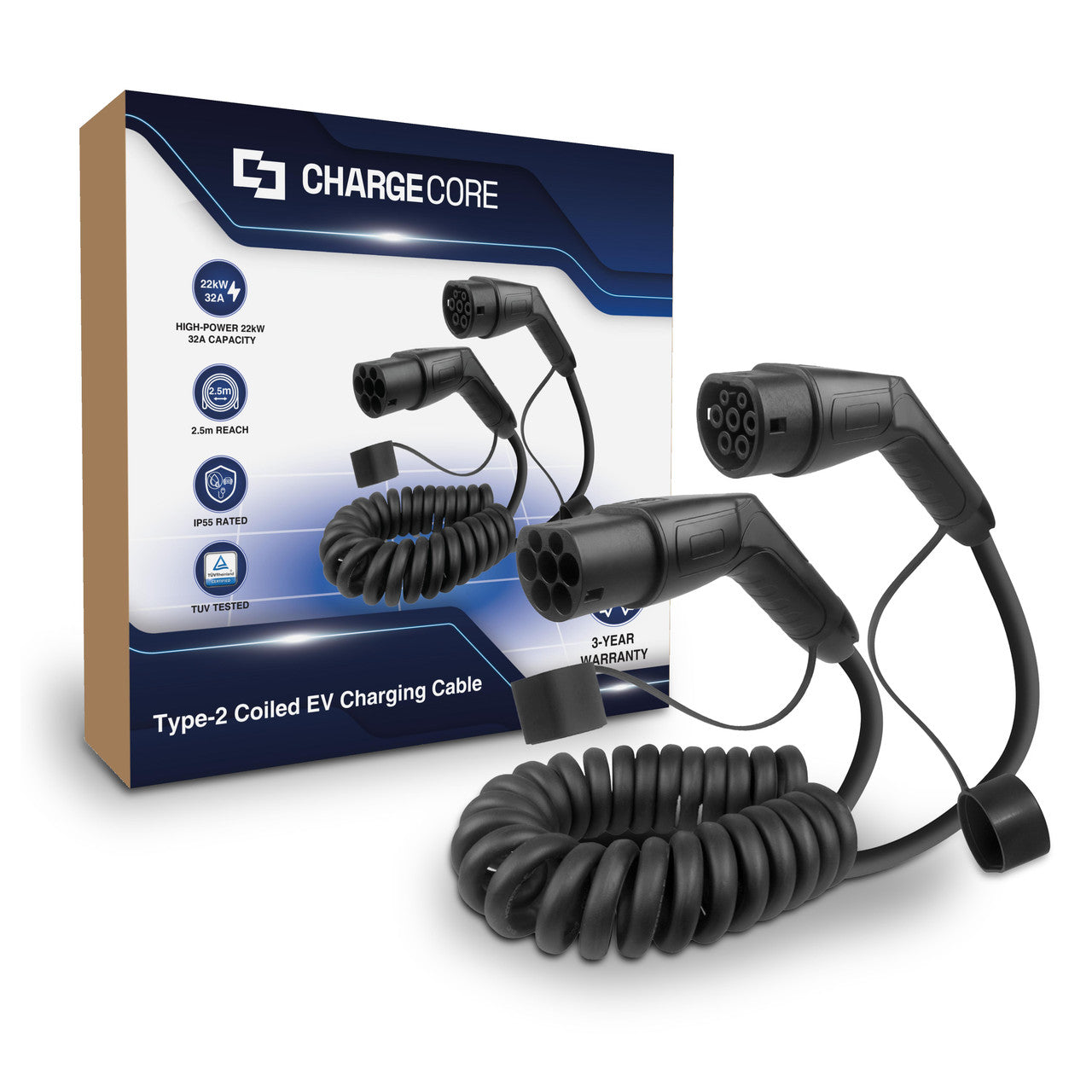 Printers & Accessories: Electronic Vehicle Charging Cable 2.5M Type 2