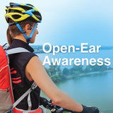 Over Ear Headphones: Laser Wireless Open Ear Earphones Black