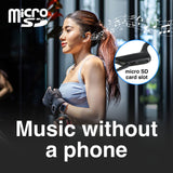Over Ear Headphones: Laser Wireless Open Ear Earphones Black