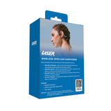 Over Ear Headphones: Laser Wireless Open Ear Earphones Black