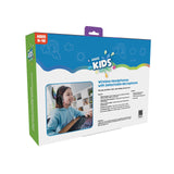 Over Ear Headphones: Laser Kids Angel Wings Headphones with Mic Black