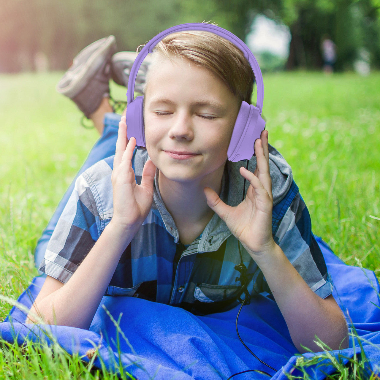 Laser Volume Limited ANC Kids Headphones Lilac