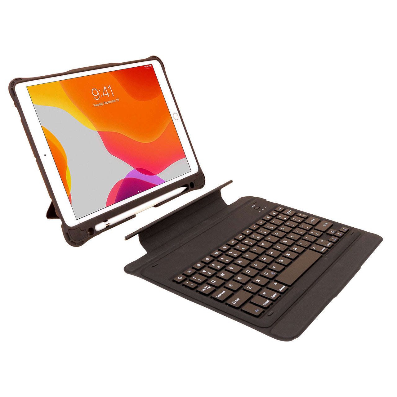 Keyboards & Accessories: Laser iPad 10.2-inch Wireless Keyboard Case Black
