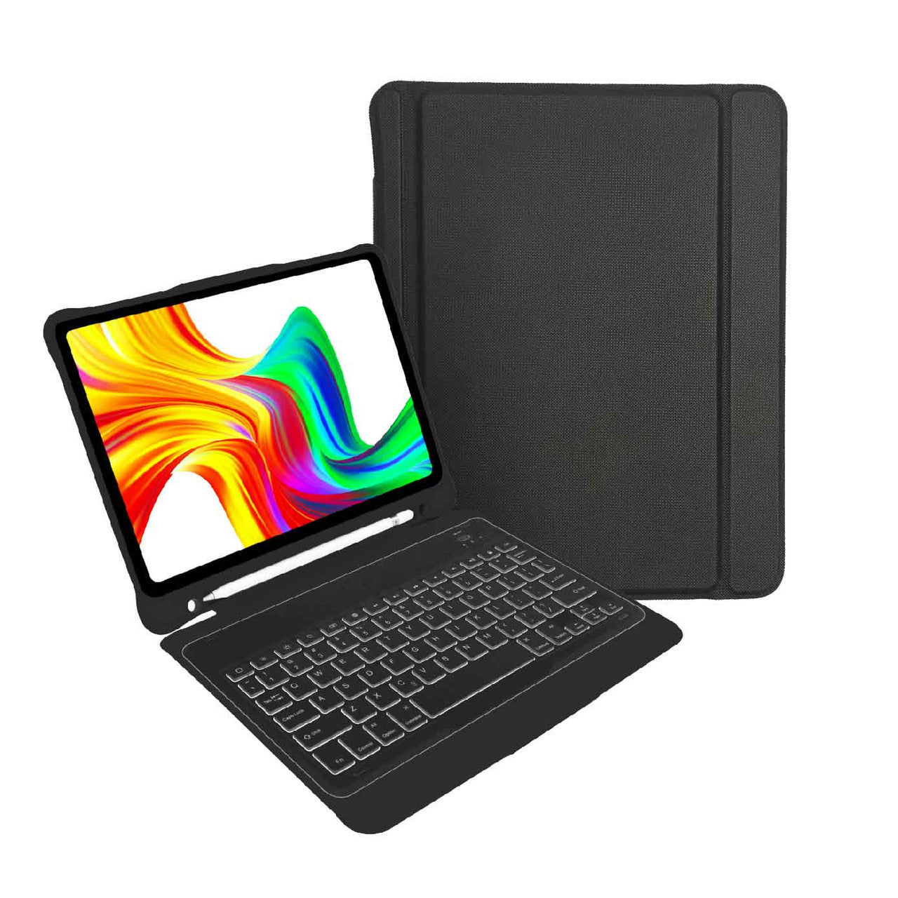Keyboards & Accessories: Laser iPad 10.9-inch Wireless Keyboard Case Black
