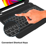 Keyboards & Accessories: Laser iPad 10.9-inch Wireless Keyboard Case Black