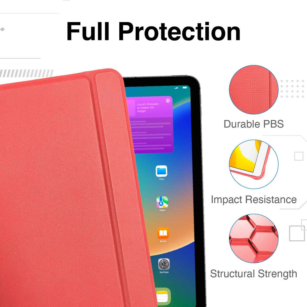 Keyboards & Accessories: Laser iPad 10.9-inch Wireless Keyboard Case Watermelon