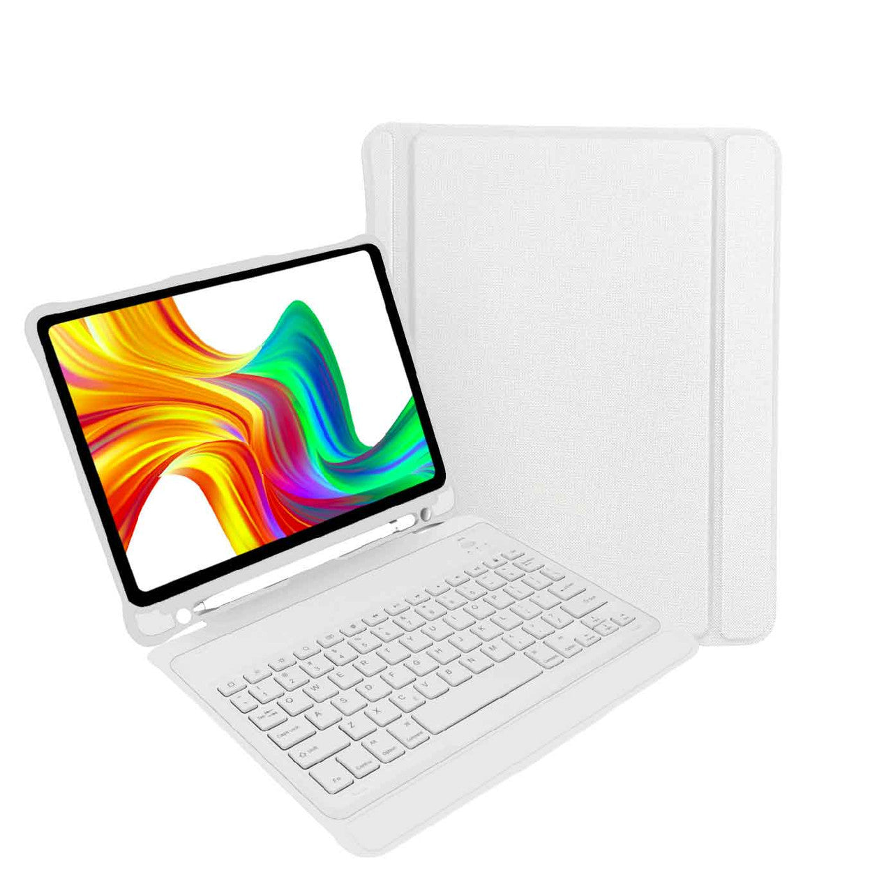 Keyboards & Accessories: Laser iPad 10.9-inch Wireless Keyboard Case White