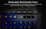 Keyboards & Accessories: Laser RGB Gaming Keyboard with Anti-Ghosting Keys