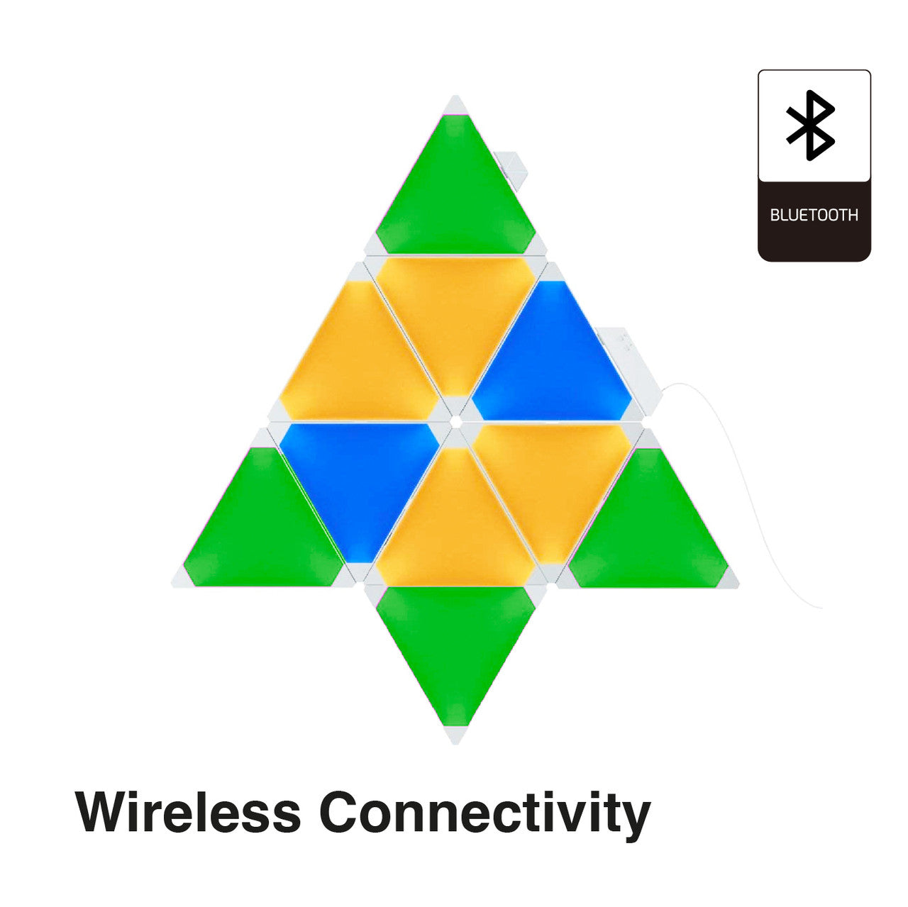 Lighting Accessories: Laser Smart DIY Triangle Light WiFi RGB 10-Pack
