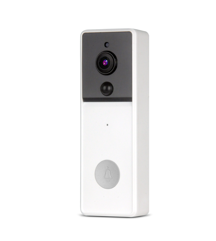Security Cameras & Accessories: Laser Smart Full HD Video Doorbell White with Chime