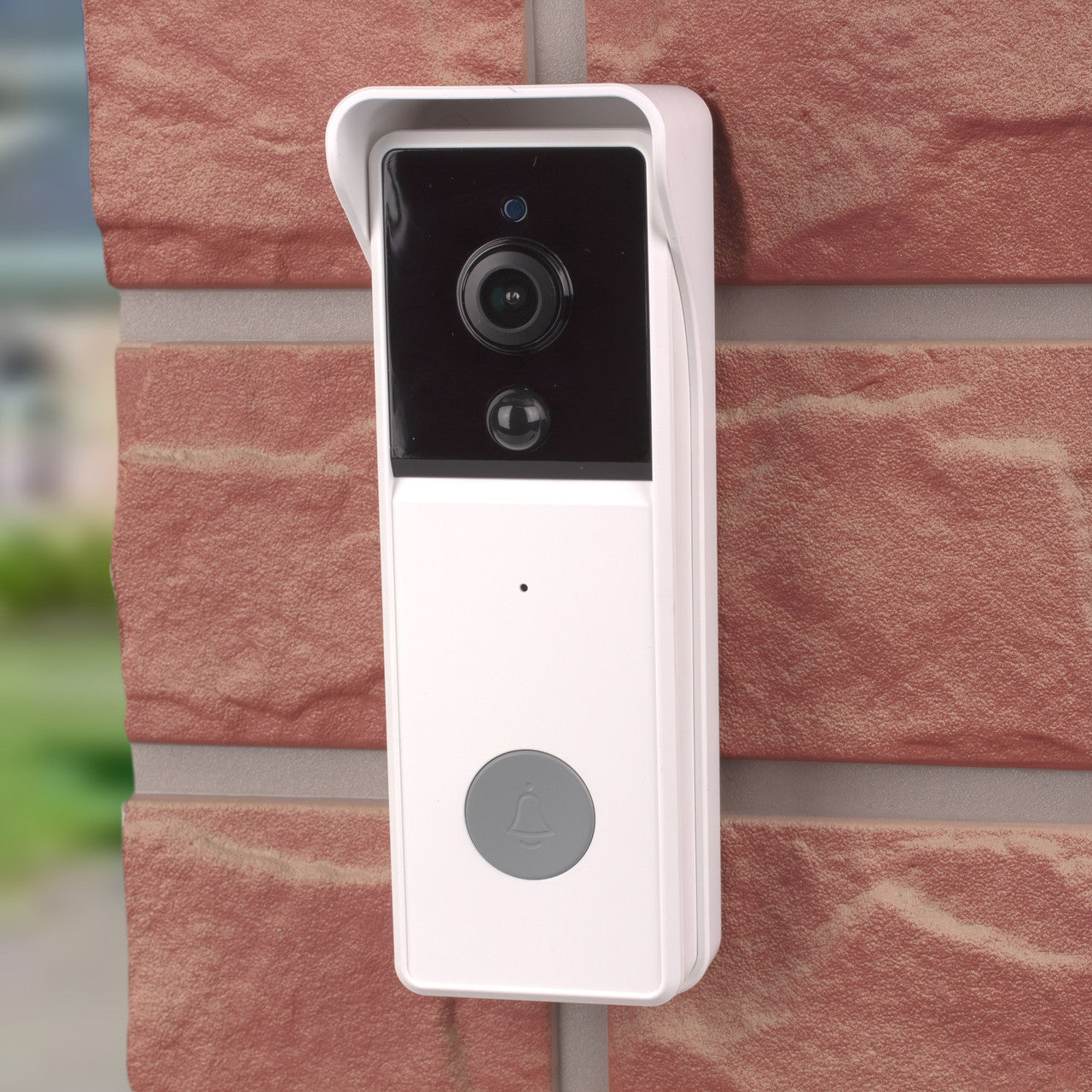 Security Cameras & Accessories: Laser Smart Full HD Video Doorbell White with Chime