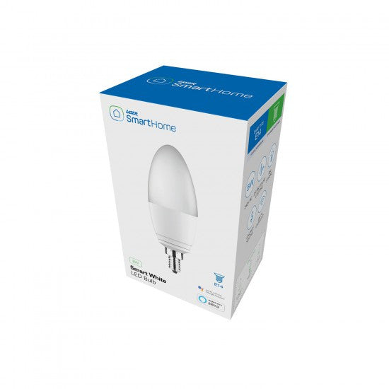 Lighting Accessories: Laser 5W Smart White Bulb E14 - App & Voice Controlled