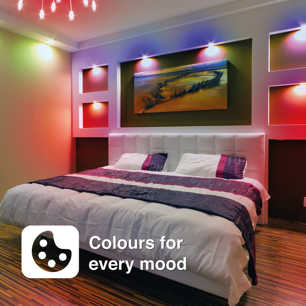 Laser 10W Smart RGB Bulb E27 - App & Voice Control
