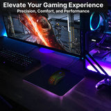 Keyboards & Accessories: Laser RGB Lightweight Gaming Mouse - Black