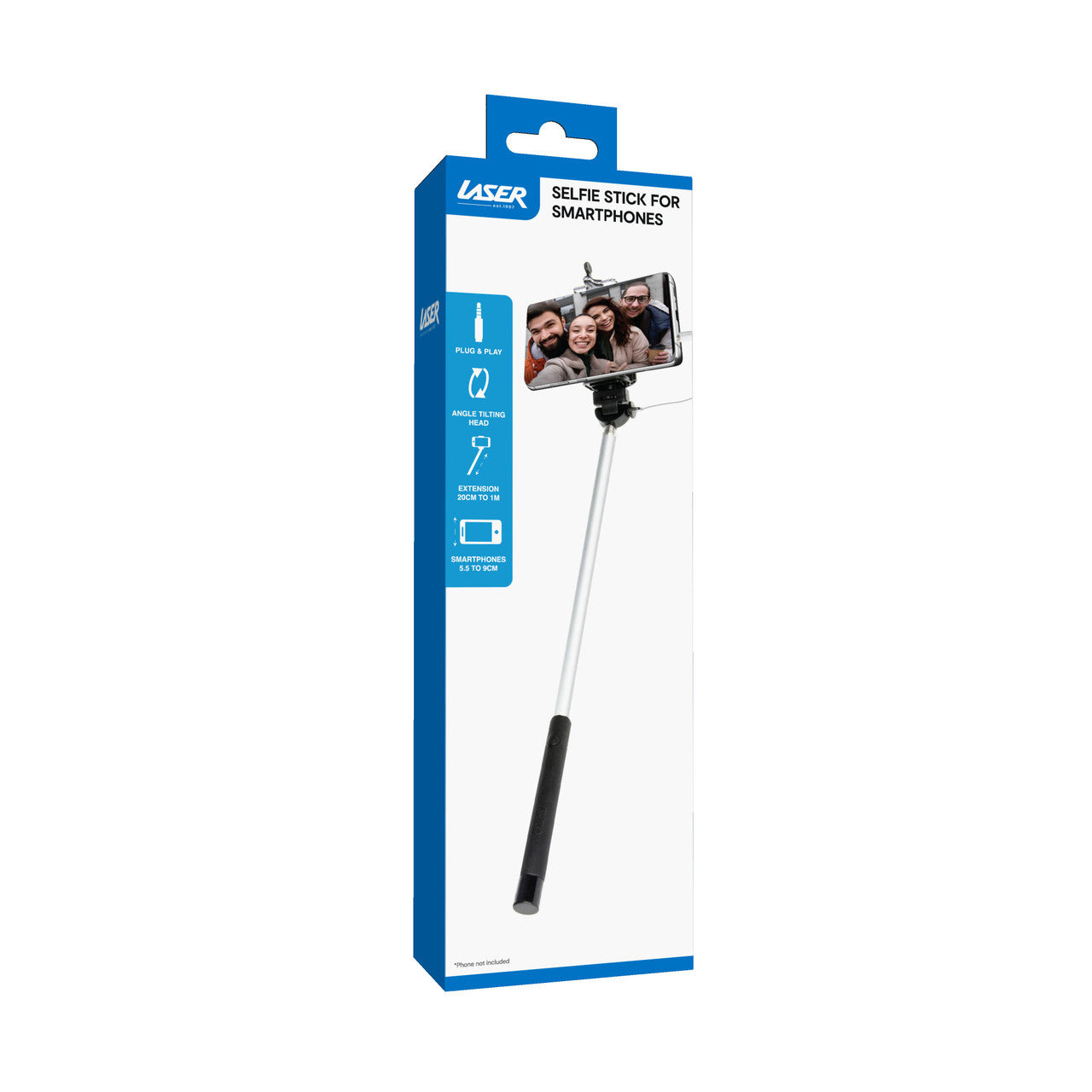 Phone Chargers: Laser Universal Selfie Pole with Control Cable included