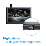 Security Cameras & Accessories: Laser 4.3" Wireless Solar Parking Camera with Monitor