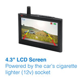 Security Cameras & Accessories: Laser 4.3" Wireless Solar Parking Camera with Monitor