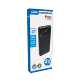 Power Banks & Chargers: Laser 10000mAh Powerbank 18W PD with LED Indicator Black