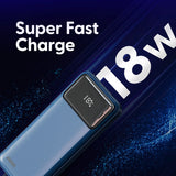 Power Banks & Chargers: Laser 10000mAh Powerbank 18W PD with LED Navy