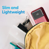 Power Banks & Chargers: Laser 10000mAh Powerbank 18W PD with LED Indicator Red