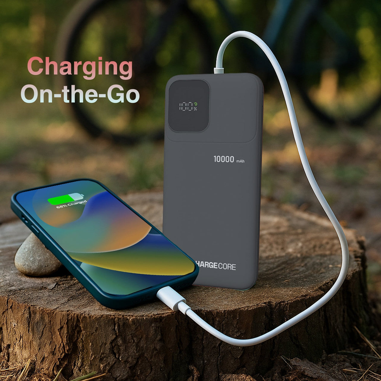 Power Banks & Chargers: ChargeCore SafeCharge Max 10K - Black