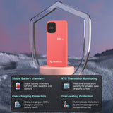 Power Banks & Chargers: ChargeCore SafeCharge Max 10K - Sunset Coral