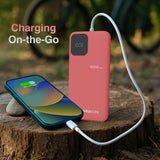 Power Banks & Chargers: ChargeCore SafeCharge Max 10K - Sunset Coral