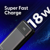 Power Banks & Chargers: Laser 20000mAh Powerbank 18W PD with LED Black