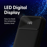 Power Banks & Chargers: Laser 20000mAh Powerbank 18W PD with LED Black