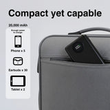 Laser 20000mAh Powerbank Battery Display Black
