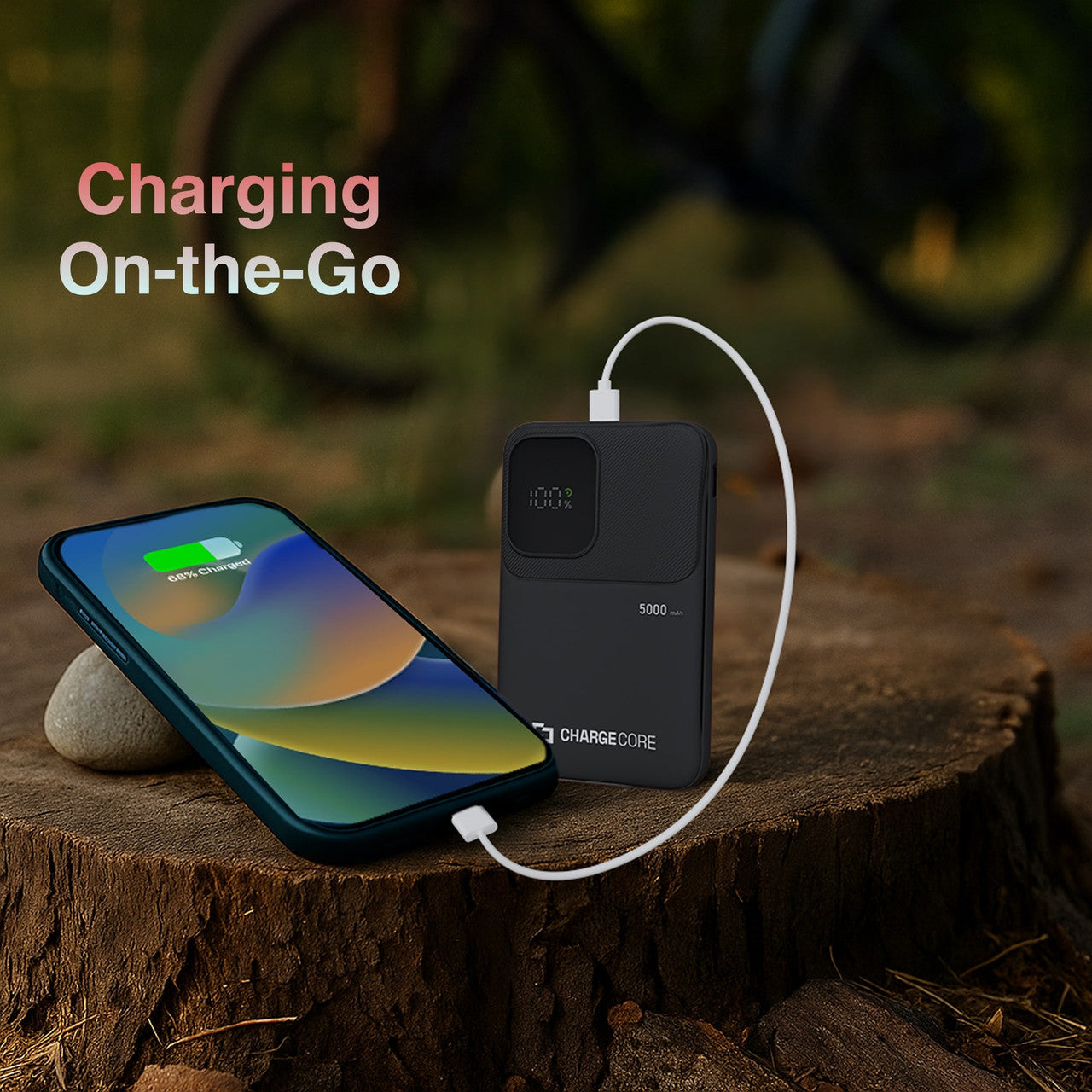 Power Banks & Chargers: ChargeCore SafeCharge Max 5K - Black