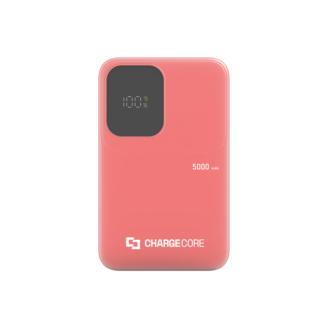 Power Banks & Chargers: ChargeCore SafeCharge Max 5K - Sunset Coral