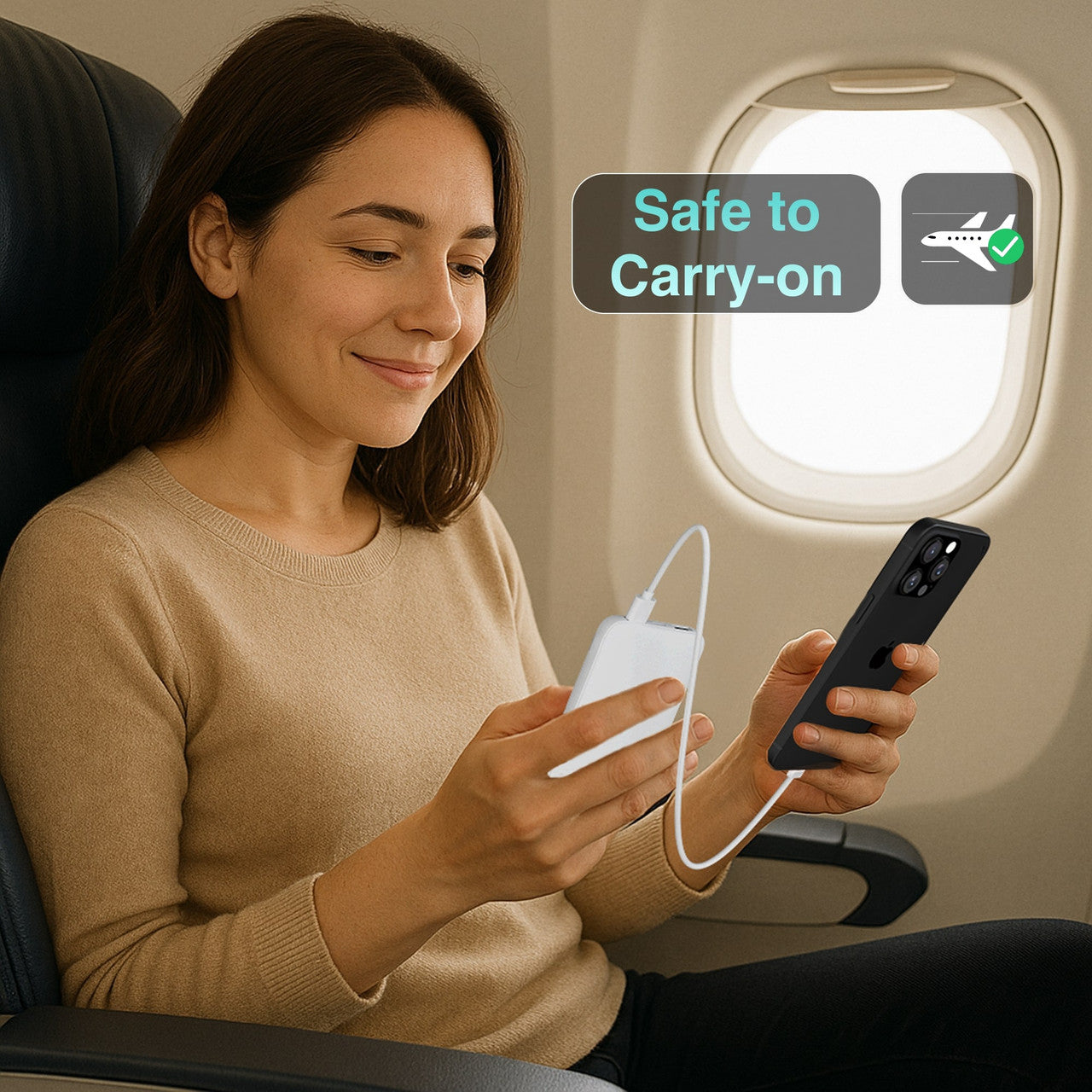 Power Banks & Chargers: ChargeCore SafeCharge Max 5K - White