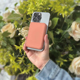 Power Banks & Chargers: Laser 5000mAh Magnetic Wireless Power Bank Peach