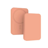 Power Banks & Chargers: Laser 5000mAh Magnetic Wireless Power Bank Peach