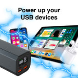 Power Banks & Chargers: Laser 100W PD 20000mAh Laptop Power Bank Black