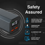 Power Banks & Chargers: Laser 100W PD 20000mAh Laptop Power Bank Black