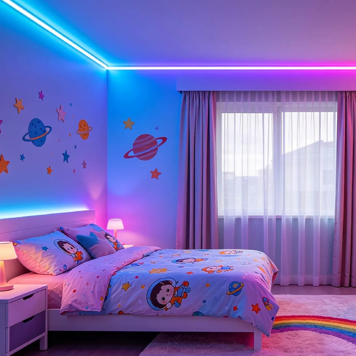 Laser Gaming Multi Colour LED Strip Light 5m with Remote