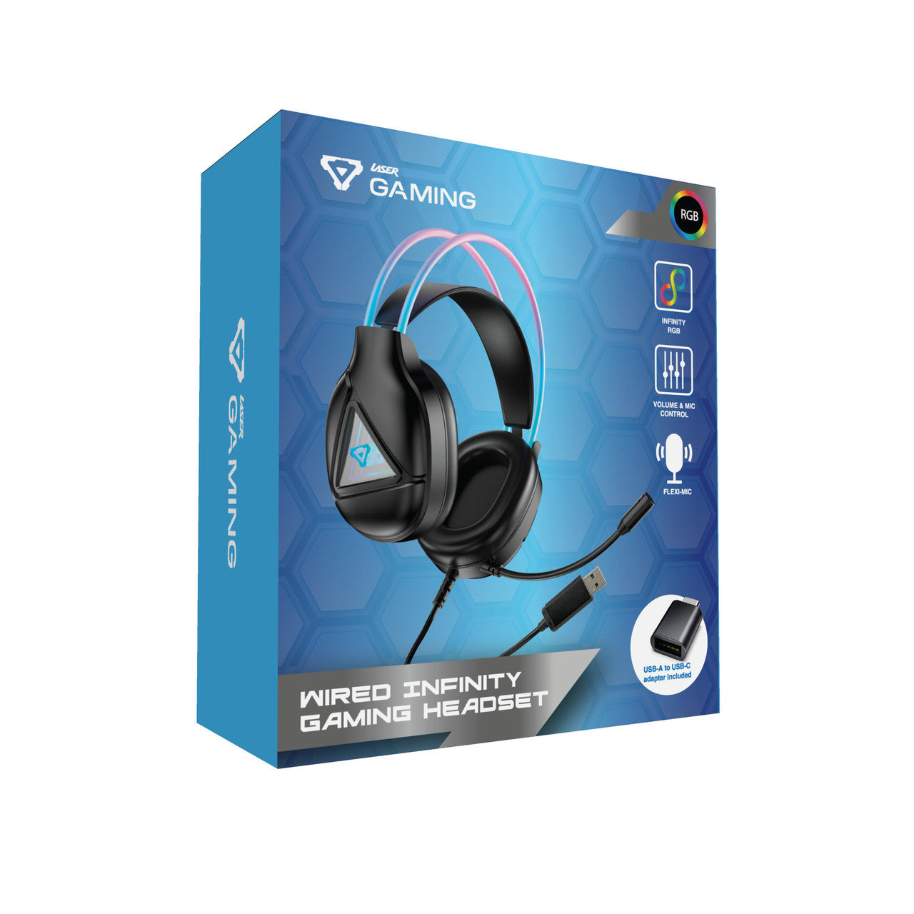 Laser RGB Infinity Wired Gaming Headphones