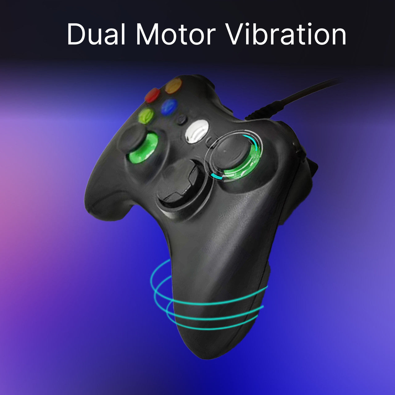 Desktops & Accessories: Laser Gaming Wired PC Controller - Black