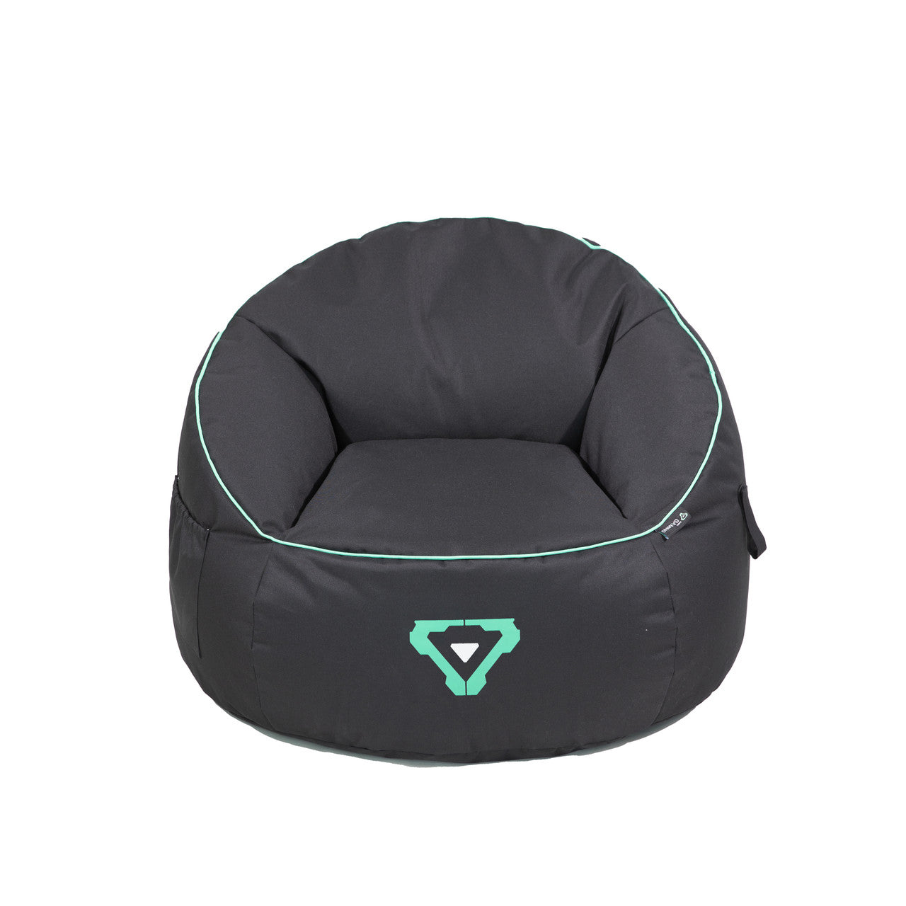 Desktops & Accessories: Laser Gaming Bean Bag with Pocket & Headphone Strap