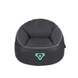 Desktops & Accessories: Laser Gaming Bean Bag with Pocket & Headphone Strap