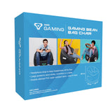 Desktops & Accessories: Laser Gaming Bean Bag with Pocket & Headphone Strap