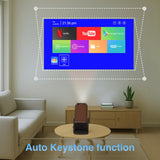 Projectors: Smart Gaming Projector with 80 Games Dual Controllers