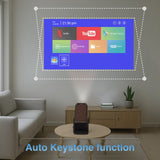 Projectors: Smart Gaming Projector with 80 Games Dual Controllers
