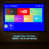 Projectors: Smart Gaming Projector with 80 Games Dual Controllers
