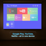Projectors: Smart Gaming Projector with 80 Games Dual Controllers